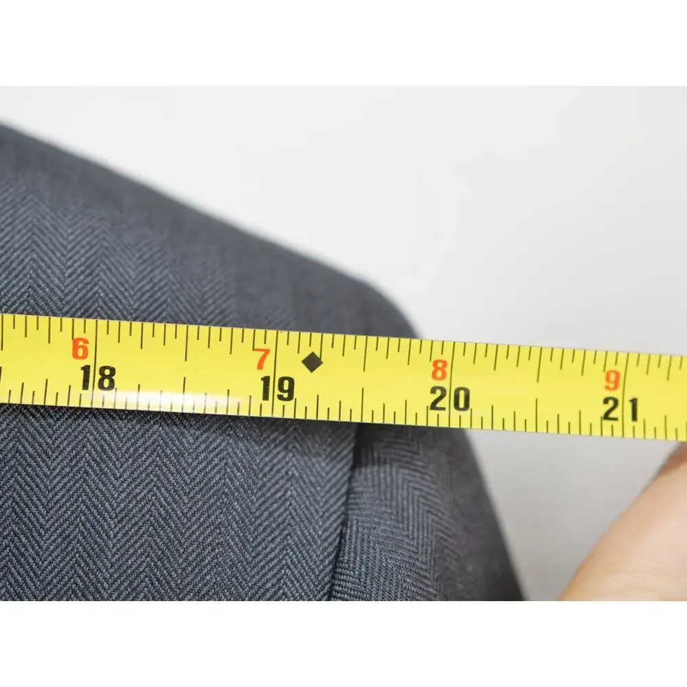 Brooks Brothers Madison 1818 45L W40 Sport Coat Blazer Gray Jacket Wool‎ Saxxon